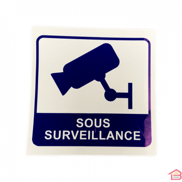 PANNEAU ETABLISSEMENT SOUS SURVEILLANCE VIDEO 20 X 20 CM Signalisation