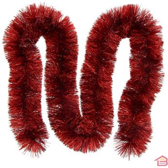 Guirlande De Noel Rouge Et Or 12cm 6ply