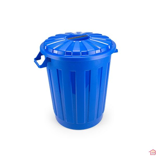 Bac de recyclage bleu sous le bureau – Globe Commercial Products