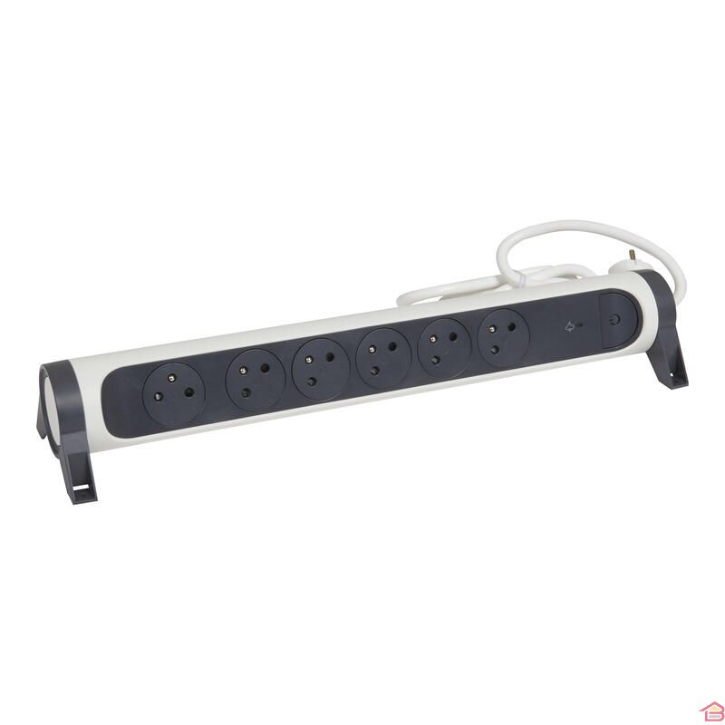 Rallonge multiprise LEGRAND 4 prises + 2 ports USB - Bricoland Maroc